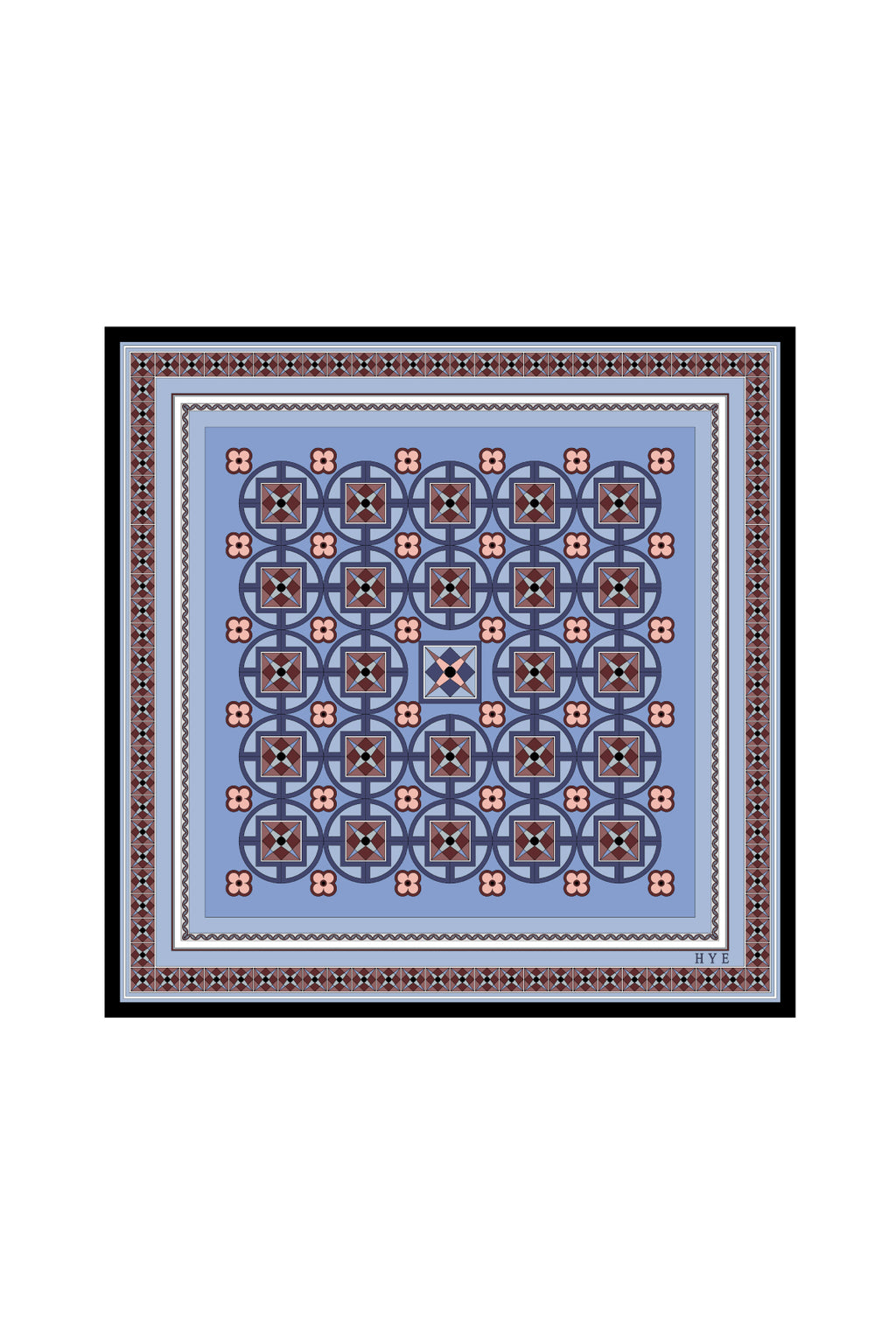 Geometric Pattern 90 - Blue