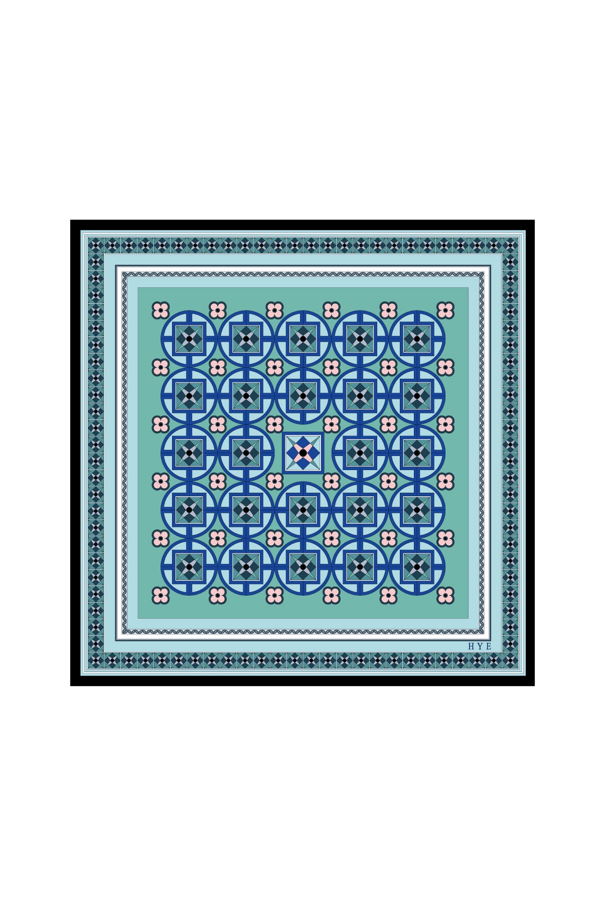 Geometric Pattern 90 - Green