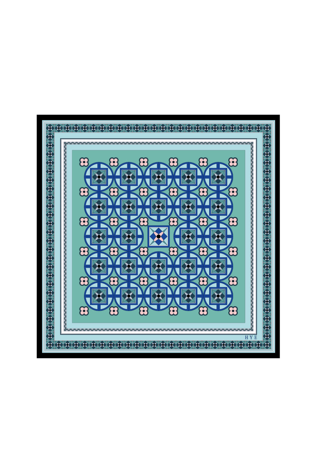 Geometric Pattern 90 - Green