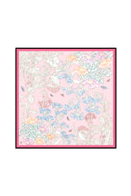 Line Painting of Grass and Insects 90 - Pink