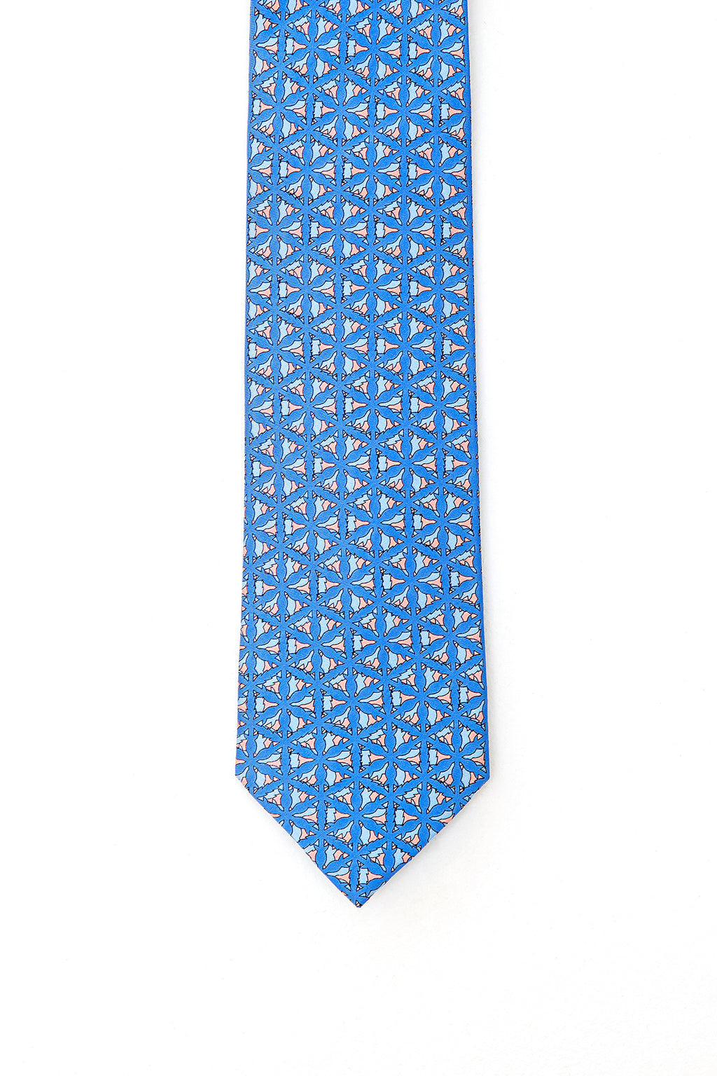 Flower lattice - Blue
