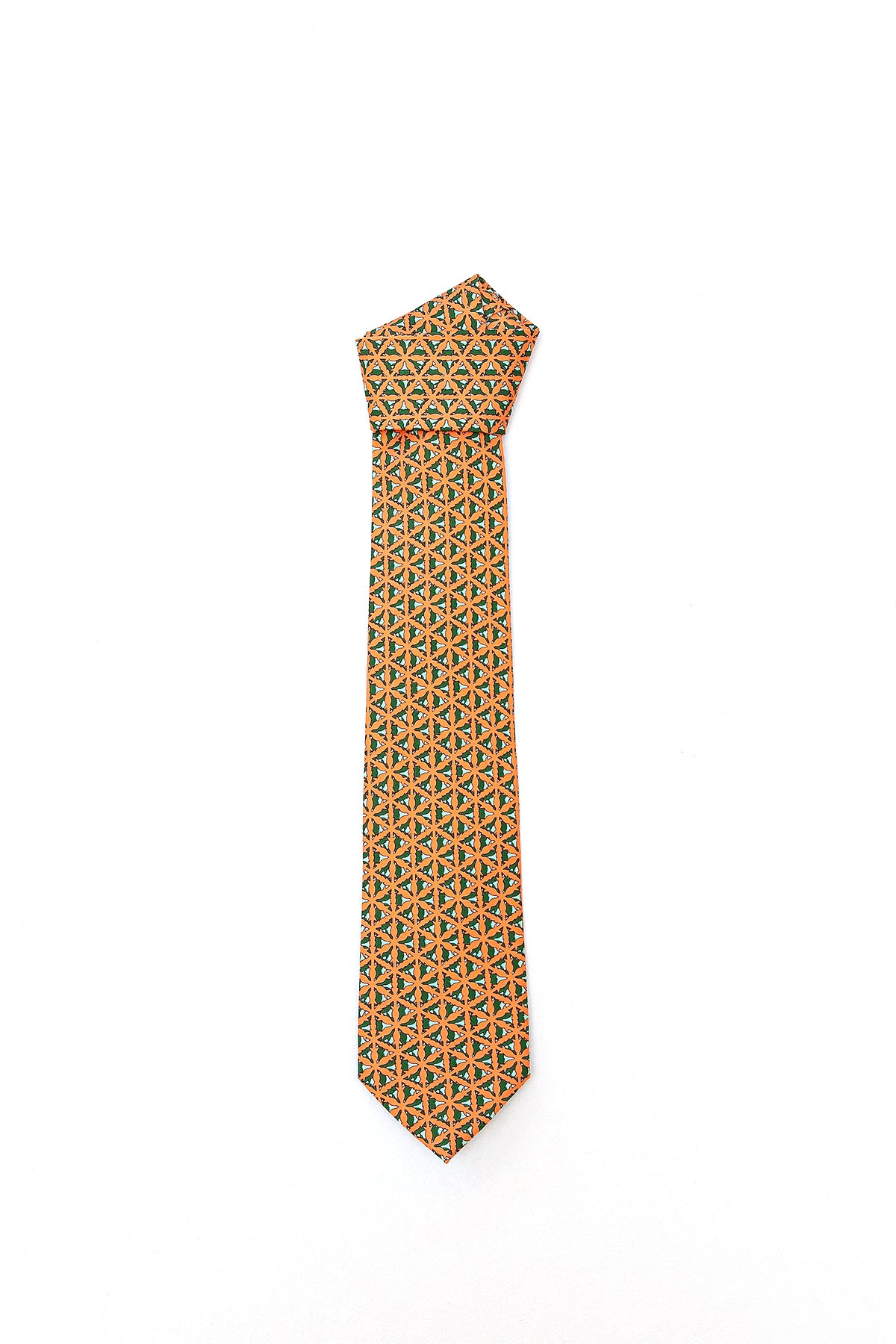 Flower lattice - Orange