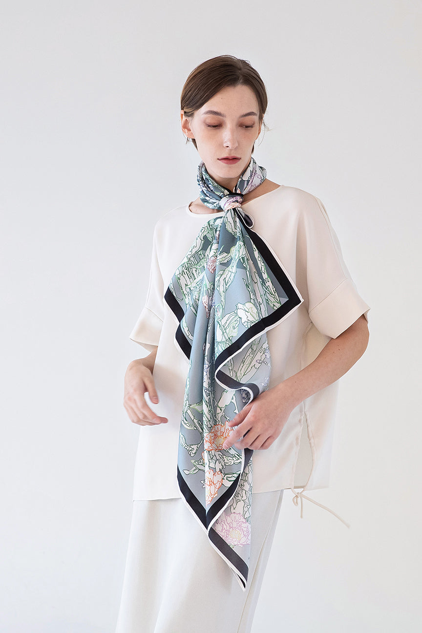 Grass and Insects Painting 90 - Gray